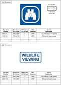 British Columbia Information Signs