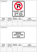 British Columbia Parking and Stopping Signs