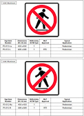 British Columbia Pedestrian and School Signs