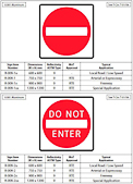 British Columbia Regulatory Signs