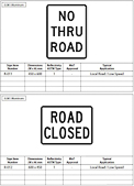 British Columbia Regulatory Signs