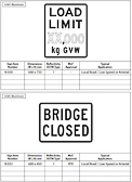 British Columbia Regulatory Signs