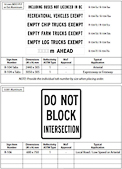 British Columbia Regulatory Signs