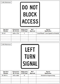 British Columbia Regulatory Signs