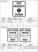 British Columbia Regulatory Signs