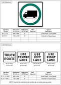 British Columbia Regulatory Signs