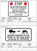 British Columbia Regulatory Signs