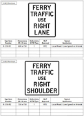 British Columbia Regulatory Signs